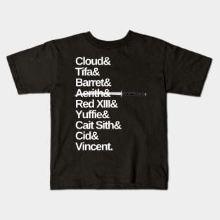 FF7 Roster Kids T-Shirt